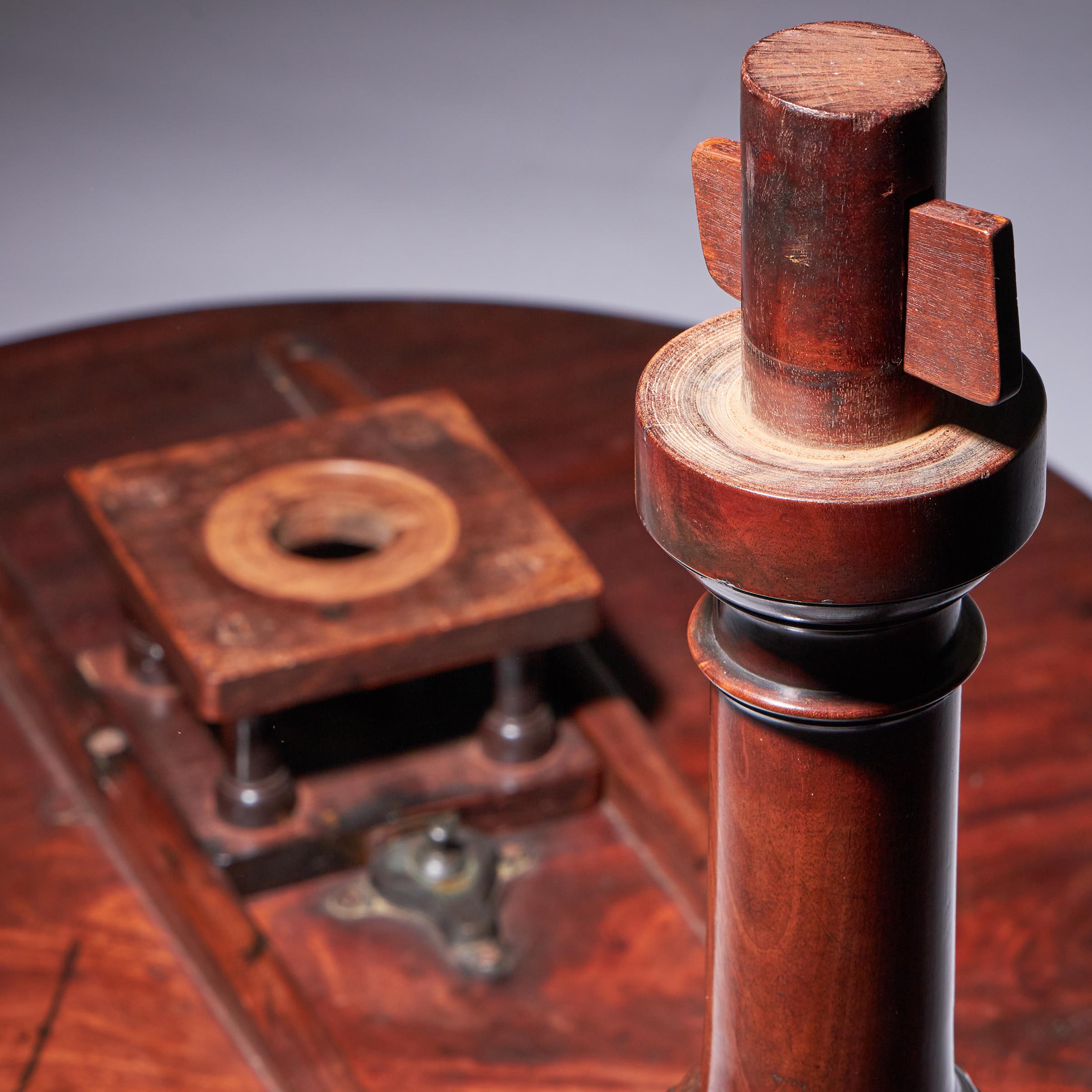 A Fine 18th Century George II Mahogany Tripod Table, Circa 1760 16