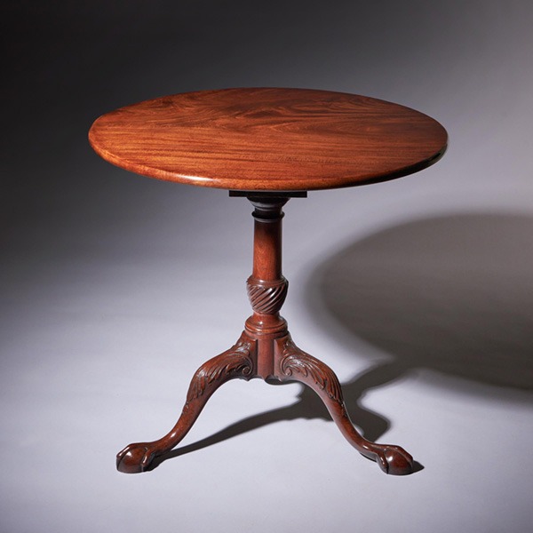 A Fine 18th Century George II Mahogany Tripod Table, Circa 1760