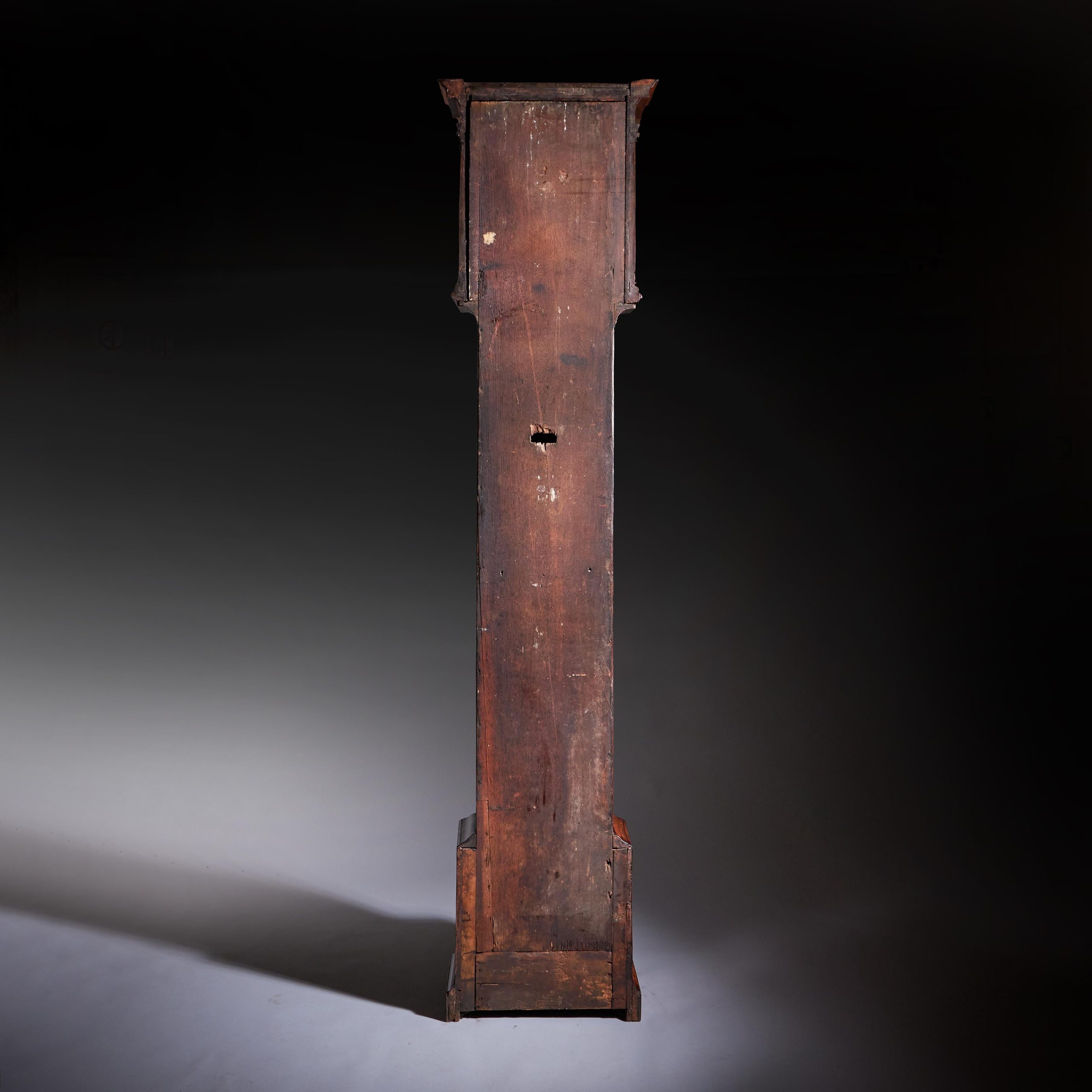 Fine 18th Century Queen Anne Burr Walnut Eight-Day Longcase Clock 5