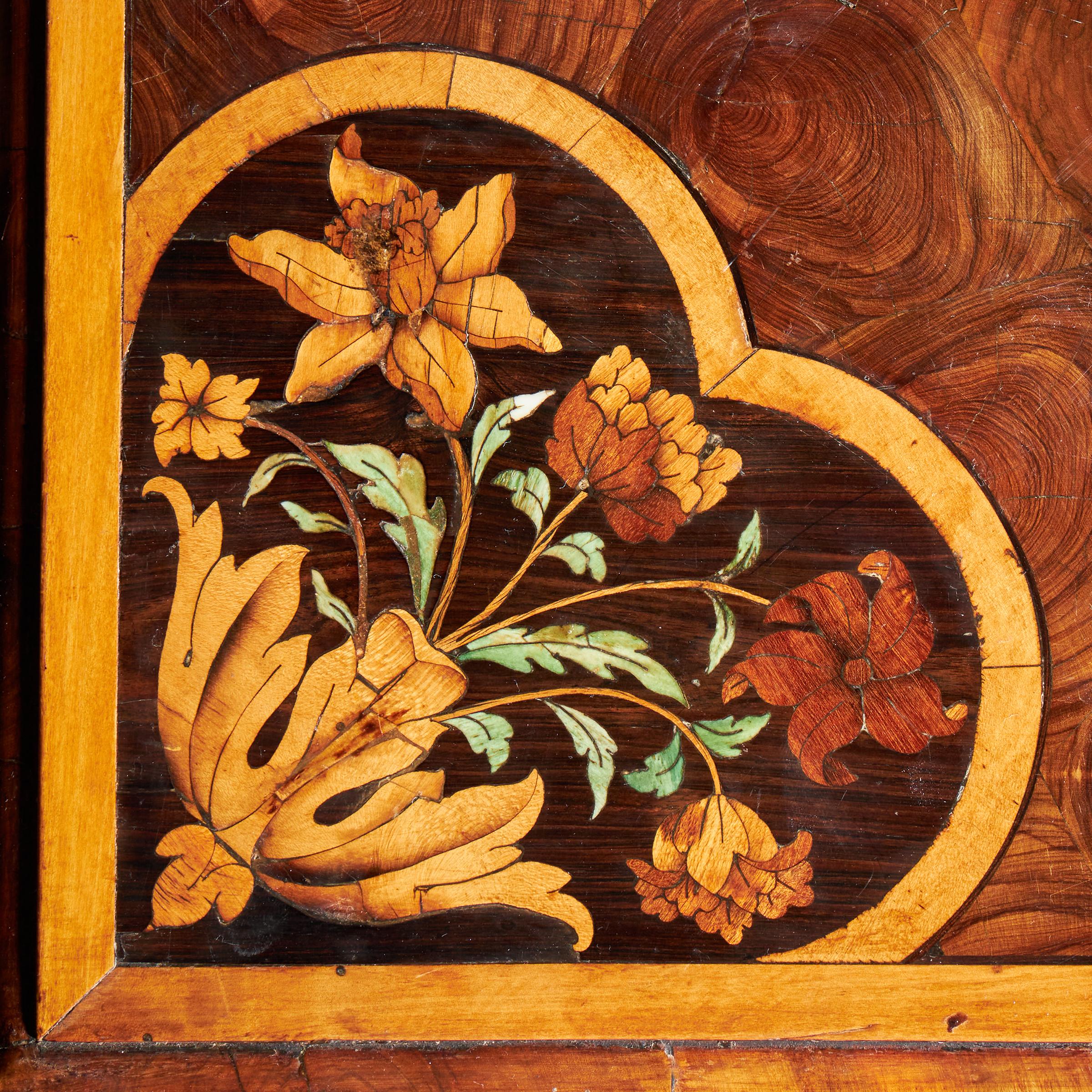 Highly Important 17th Century Charles II Floral Marquetry table by Gerrit Jensen 17