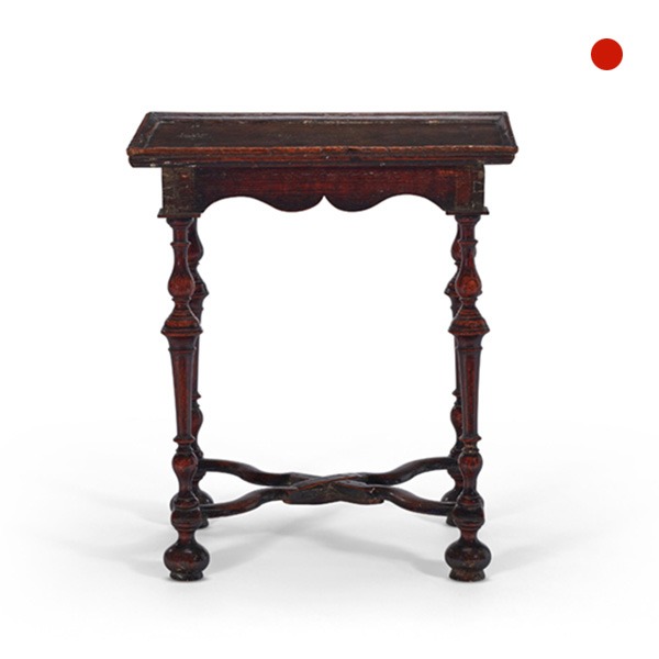17th Century William and Mary Kingwood Strongbox 19 Important 17th Century William and Mary Oak Silver Table, Provenance Met Museum