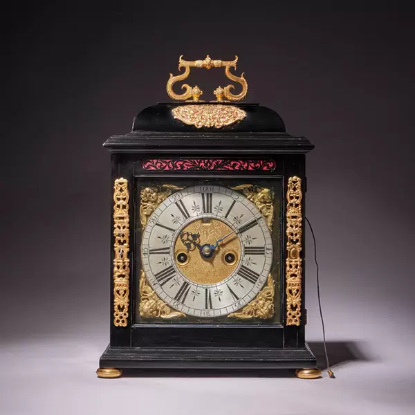 A 17th Century William and Mary eight-day table clock by Isaac Lowndes, 1695